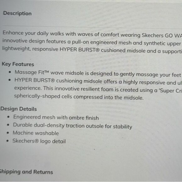 SKETCHERS GO WALK MASSAGE FIT NAVY AND PINK. - Picture 11 of 11